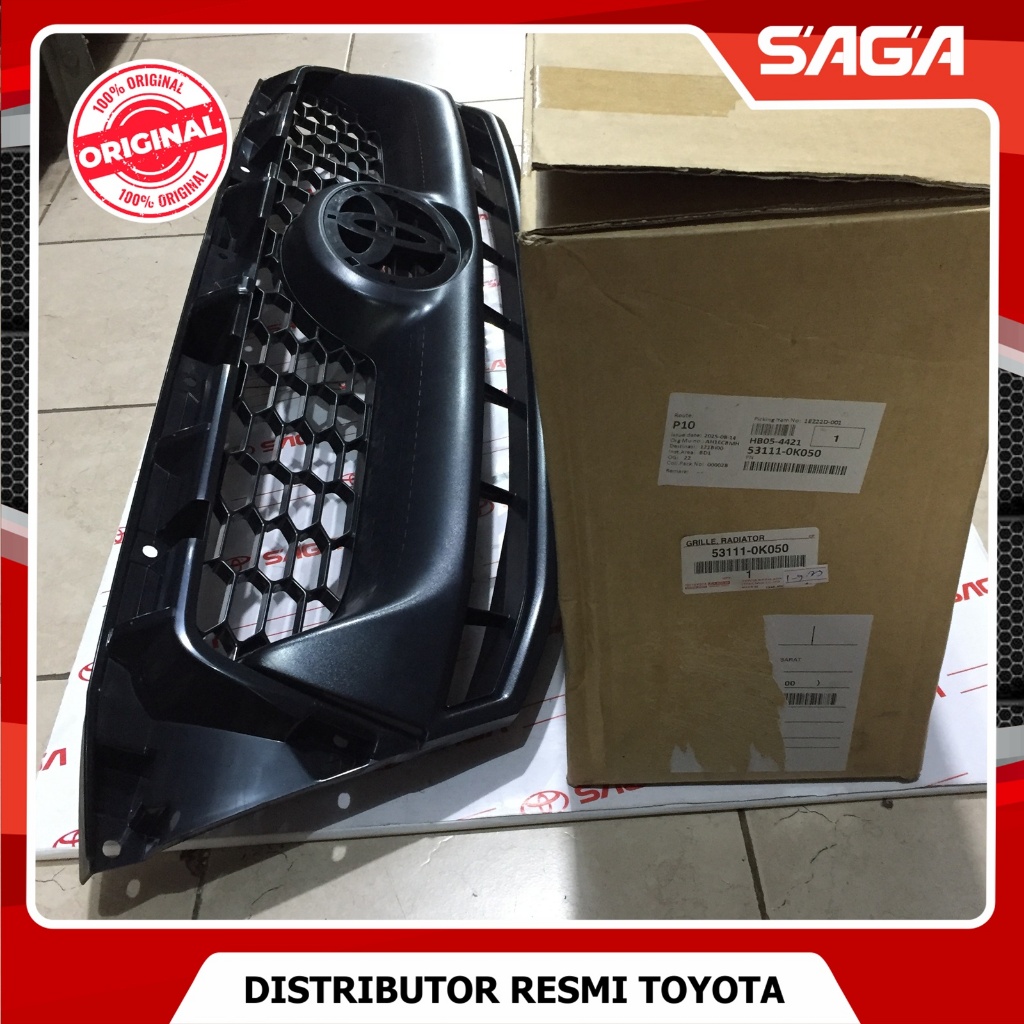 SAGA | Grill Radiator Depan Hilux Single Cabin 2008-2011 Original 53111-0K050