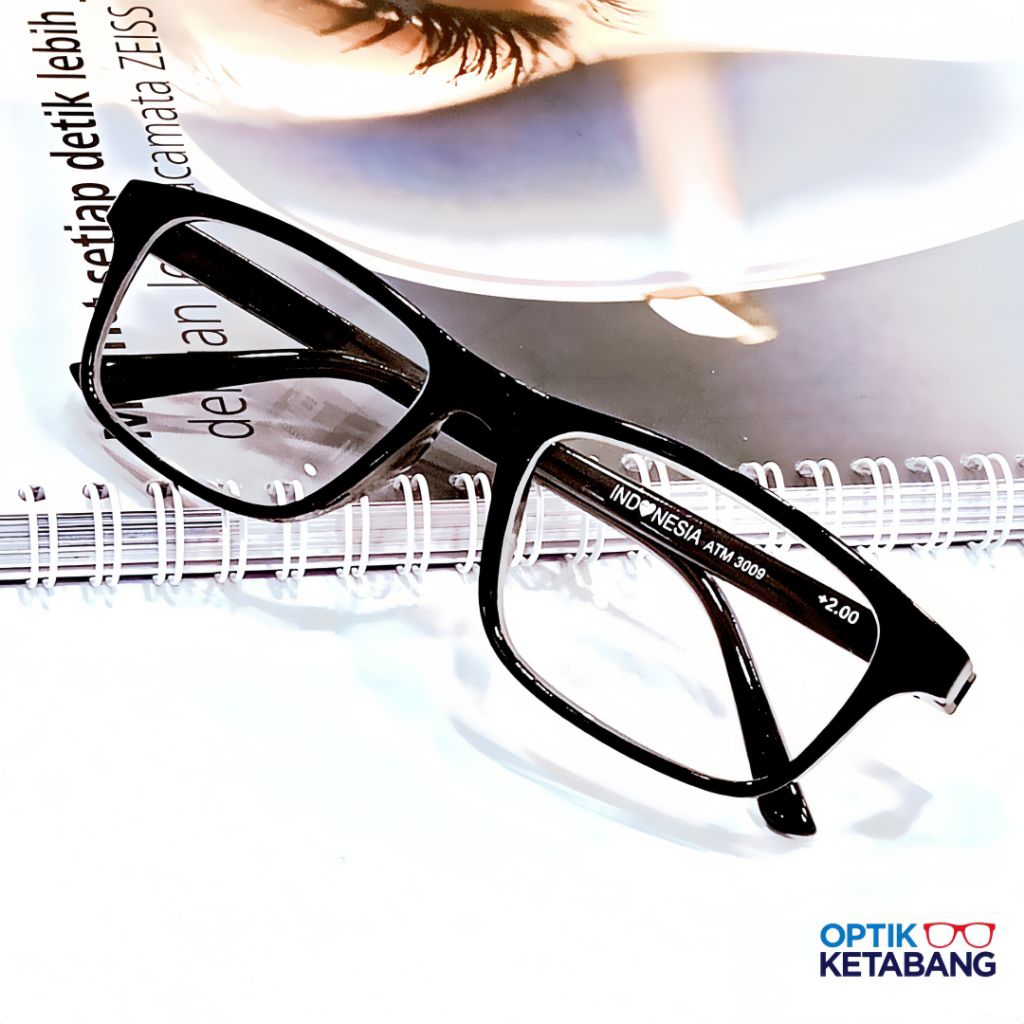 Kacamata Baca Plus Anti Radiasi Wanita Pria Frame | OPTIK KETABANG