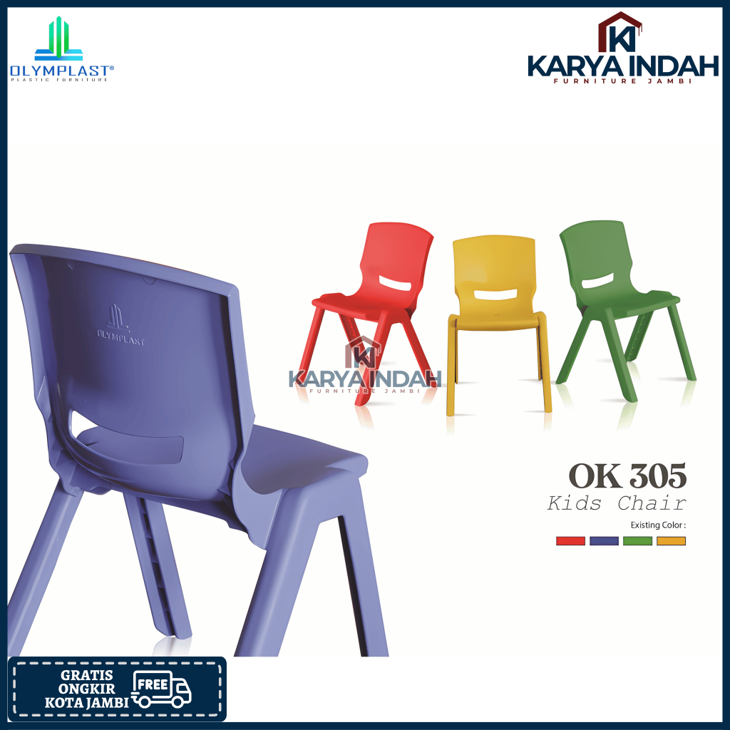 Kursi Anak Plastik OLYMPLAST KIDS OK 305 CHAIR Bangku Anak Kecil Belajar