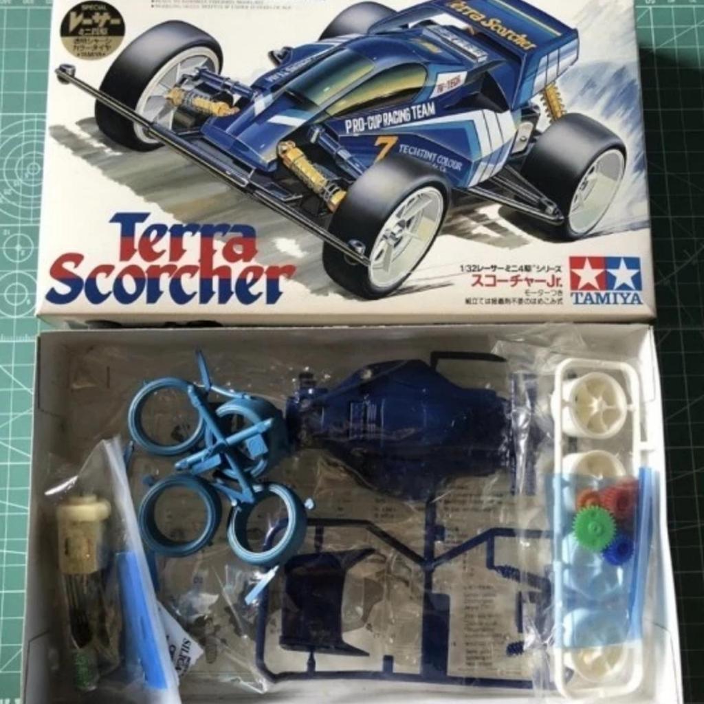 tamiya terra scorcher clear chassis