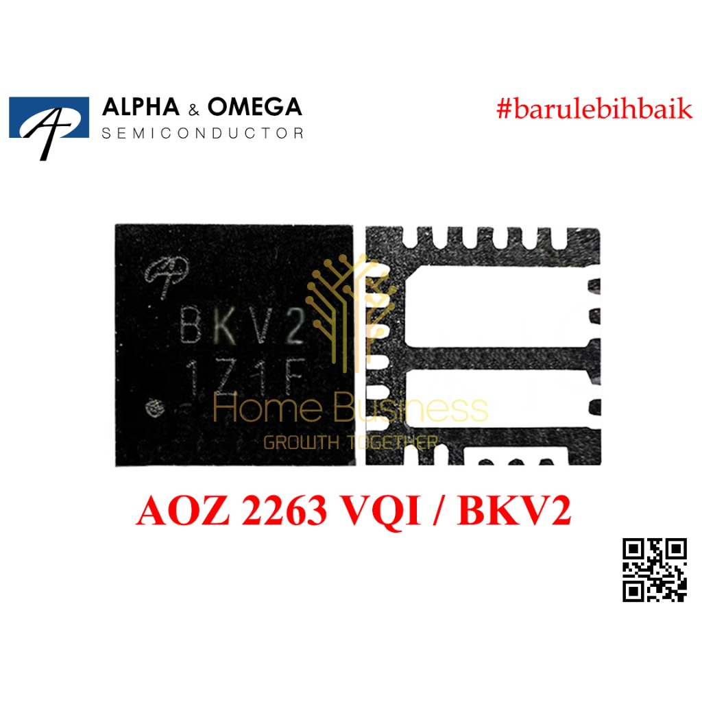 IC Regulator Step-Down AOS AOZ2263VQI-02 AOZ2263VQI - 02 AOZ2263VQI AOZ2263 VQI AOZ 2263VQI AOZ 2263