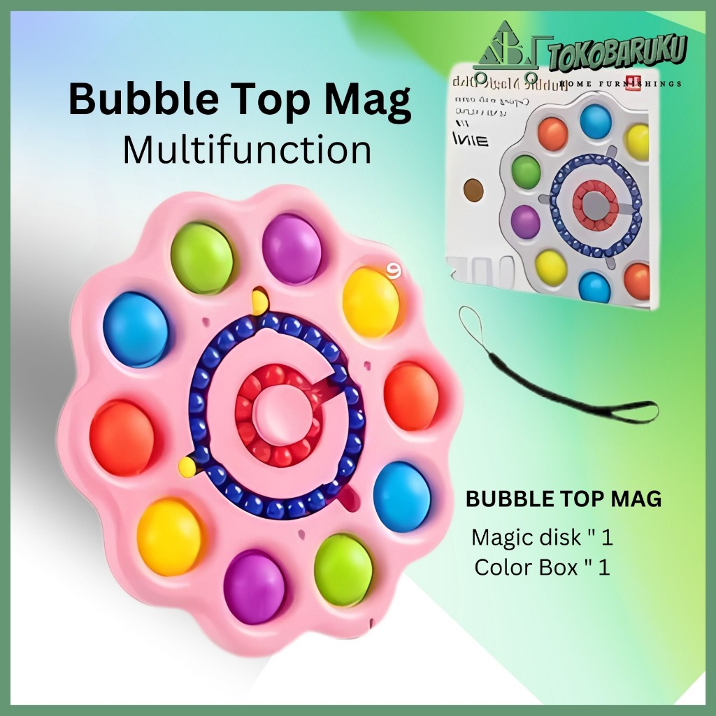 (KEYA) Simple Dimple Stress Shaped Spinner Magic Dish