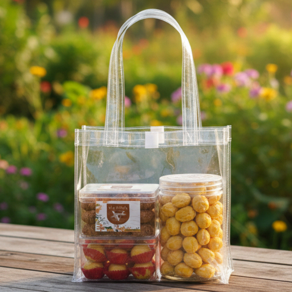 Tas Goodie Bag Mika Bening Transparan Souvenir Hampers