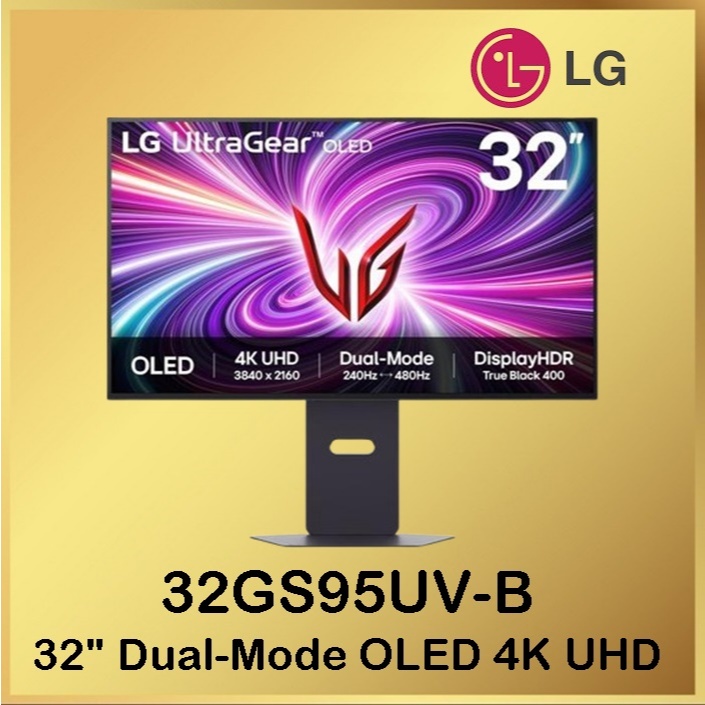 Monitor LG UltraGear 32GS95UV-B 32" OLED UHD 4K Gaming Monitor 240Hz