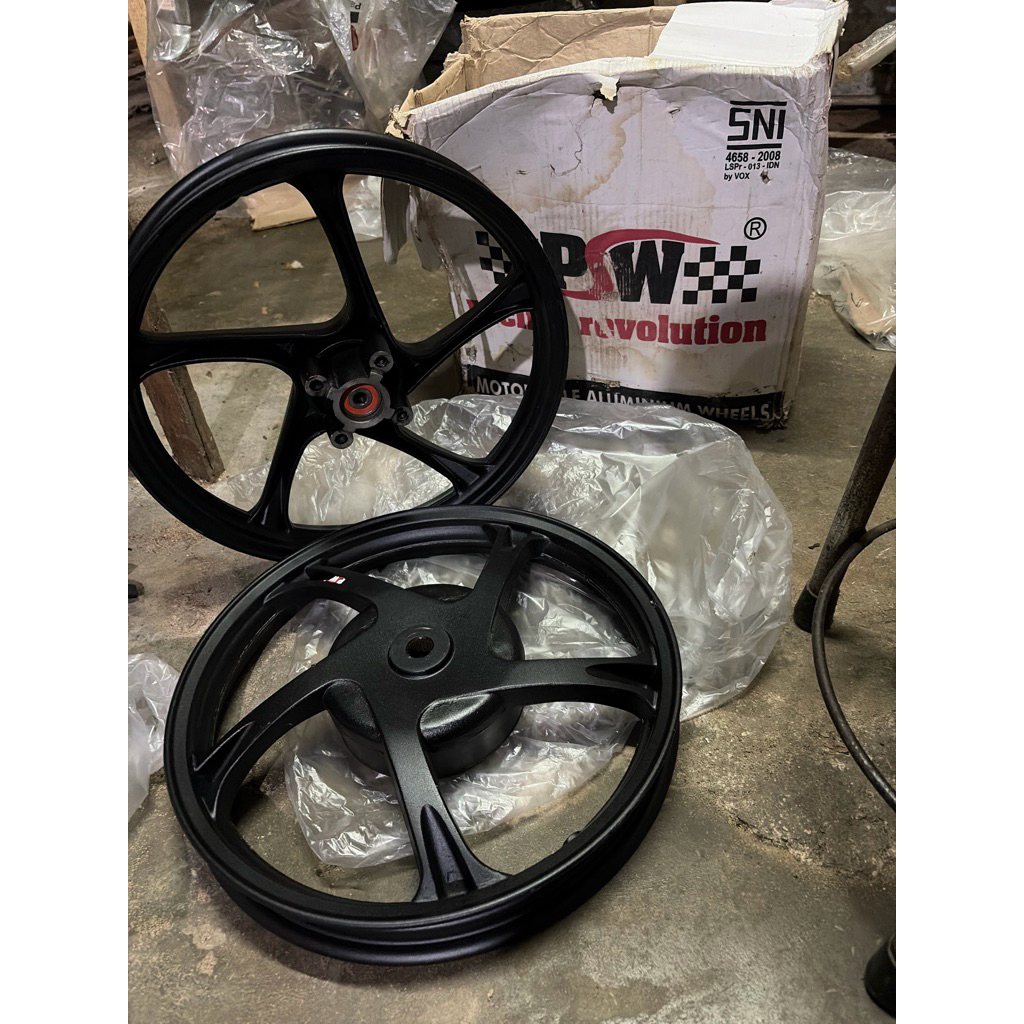 velg racing depan belakang mio psw