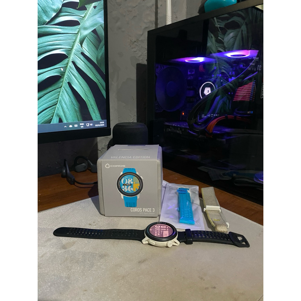 smartwatch sportwatch coros pace 3 valencia edition second like new