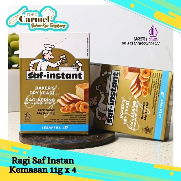 Ragi Saf Instant (4x11gr) - Ragi Kering Dry Yeast
