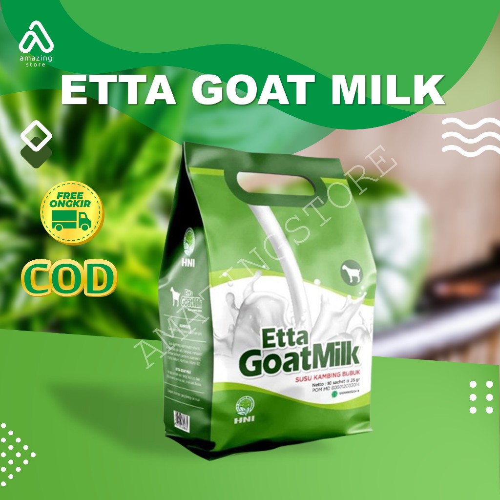 ETTA GOAT MILK (EGM) Susu Kambing Bubuk HNI HPAI - Original & Halal, EGM