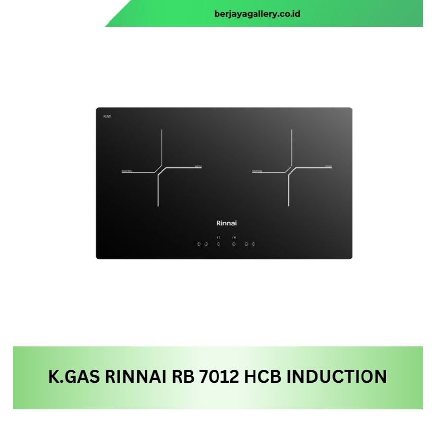 RINNAI Kompor Induksi Tanam 2 Tungku - RB-7012H-CB