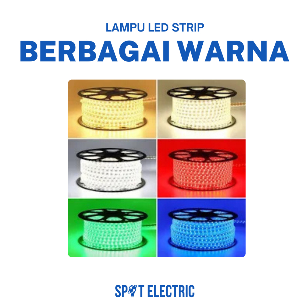 LED Strip Eceran Per Meter | Lampu LED Dekorasi Rumah Toko Terang Hemat Listrik