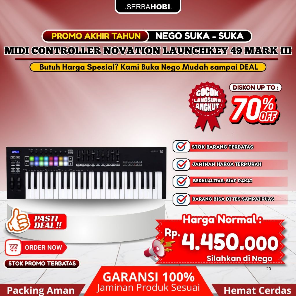 Midi Controller Novation Launchkey 49 MK3