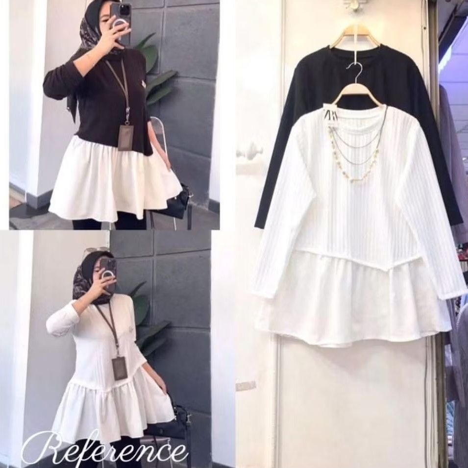 atasan wanita zara putih