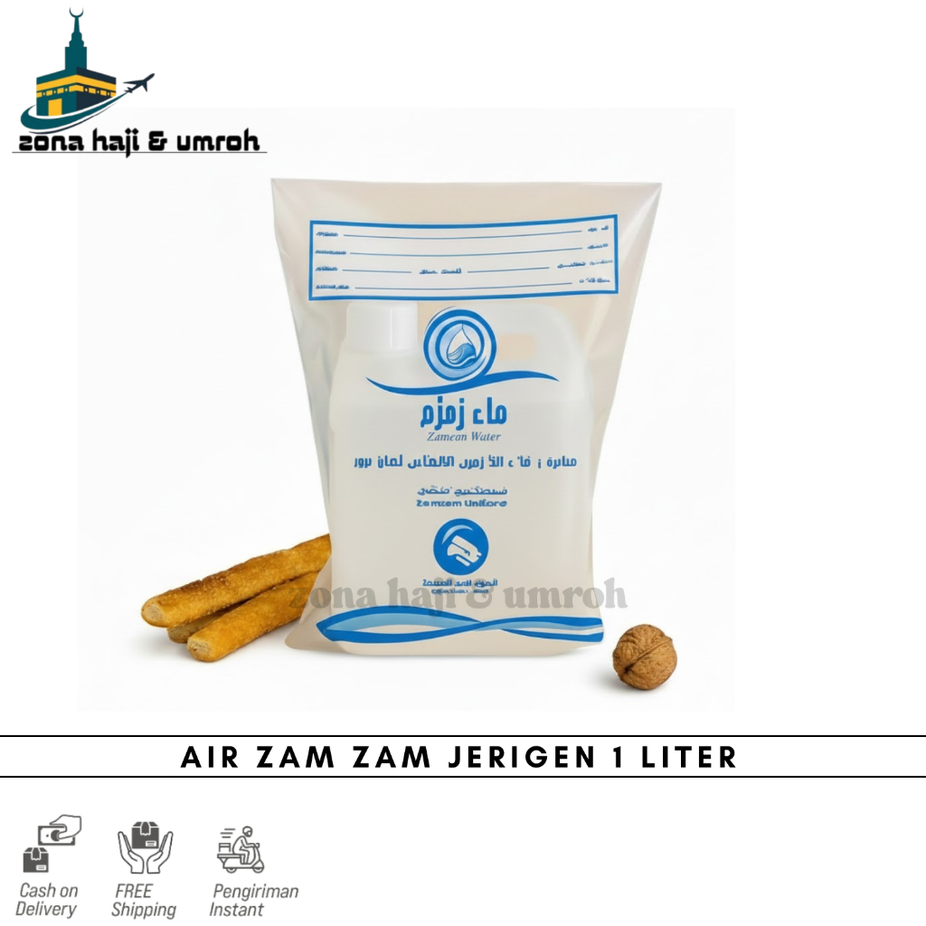 AIR ZAM - ZAM KEMASAN JERIGEN 1 LITER ORIGINAL 100%