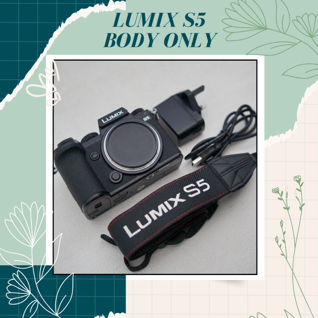 LUMIX S5 BODY ONLY MULUS KAMERA FULLFRAME MIRRORLESS LUMIX