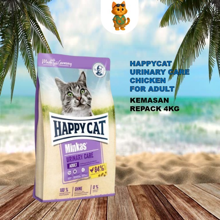 Hc Urinary Care Happy cat Minkas Urinary care Kemasan 4 Kg happycat minkas urinary care