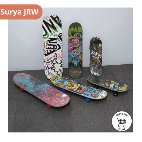 Papan Skate Board Anak - Mainan Skate Board Freestyle Motif