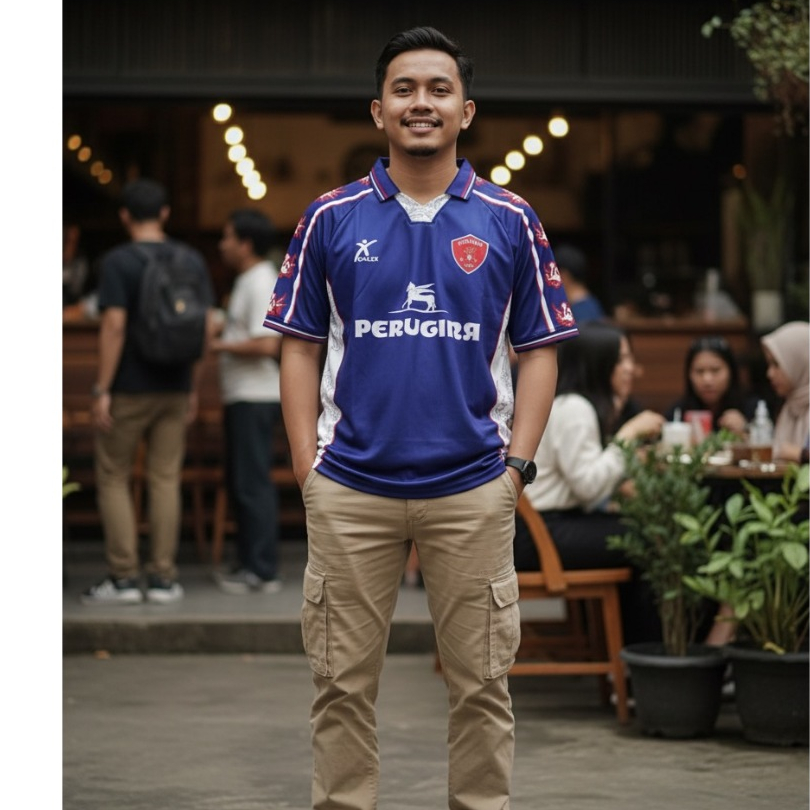 JERSEY RETRO PERUGIA 1999/2000//JERSEY RETRO//JERSEY CASUAL//JERSEY VINTAGE//JERSEY BOLA MURAH//BAJU