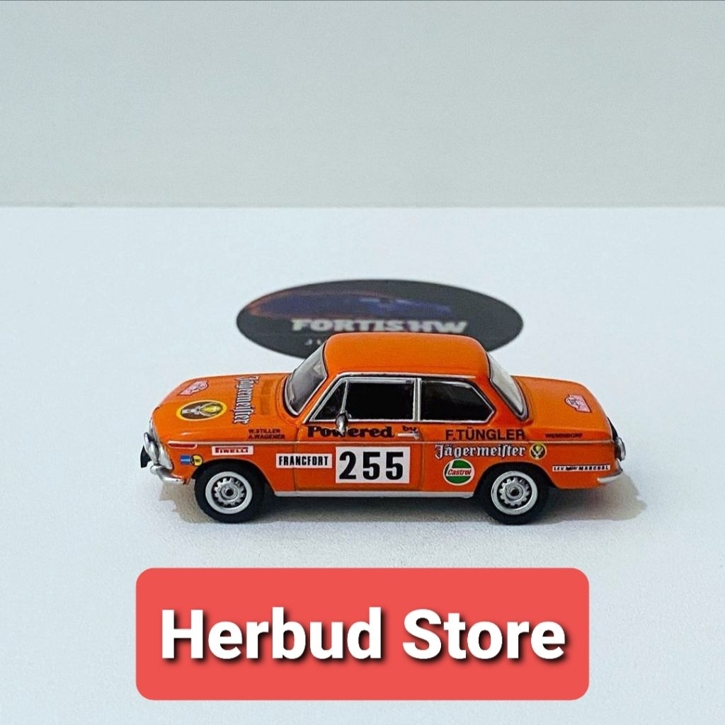 Schuco BMW 2002 Rally Monte Carlo 1973 Orange non HW