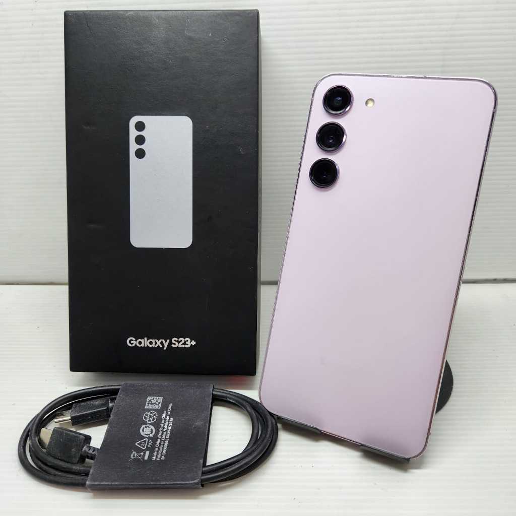 FULLSET SAMSUNG GALAXY S23 PLUS 5G 8/256 LAVENDER SEIN MULUS NO MINUS