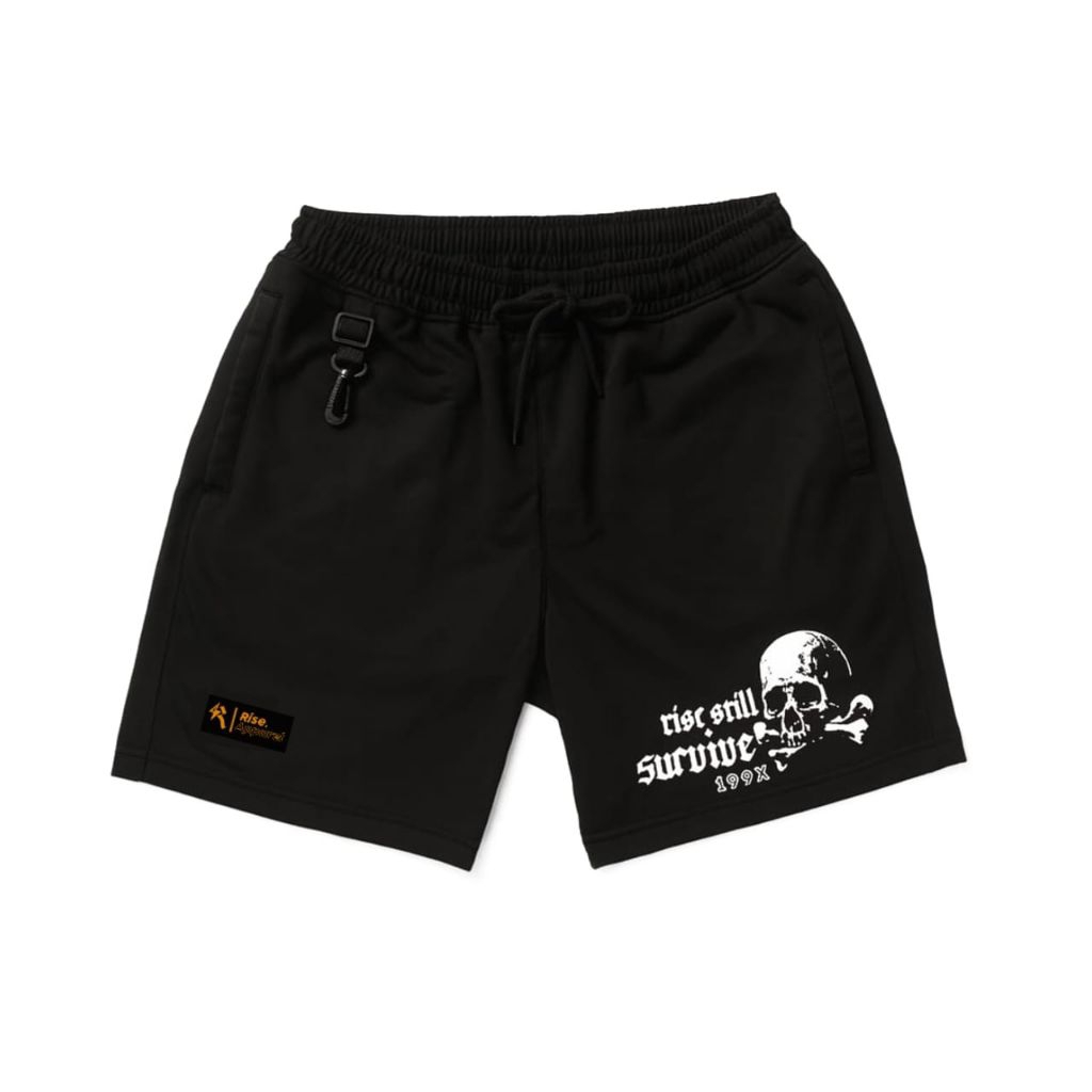 Boardshort | Celana Pendek Pria & Wanita Motif Band |Metal Fleece Distro Unisex