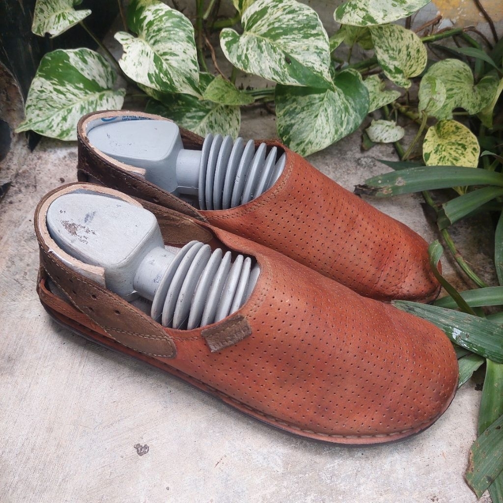 sepatu kulit second zegna size 42(27cm)