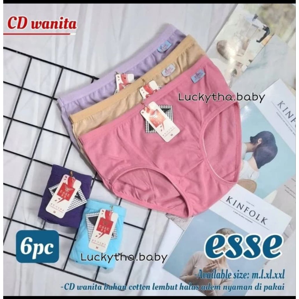 CD Merek ESSE/ESSEN|Pakaian Dalam Wanita Dewasa|Celana Dalam|CD Wanita