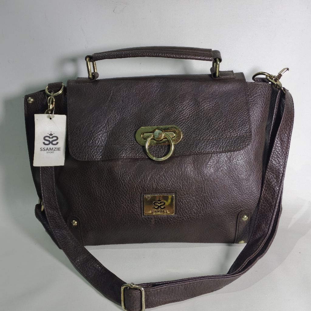 Tas Selempang Wanita Ssamzie Turnlock Satchel