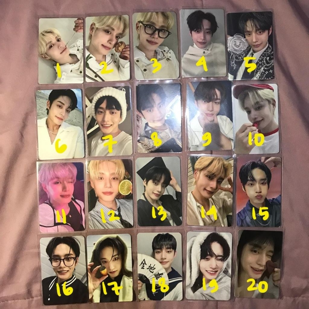 (2/2) [READY STOCK] PC JIWOONG ZEROBASEONE ZB1 POB LD YITS MELPO YHMAH CIPA BLUPA DICON ZERONI YURA 