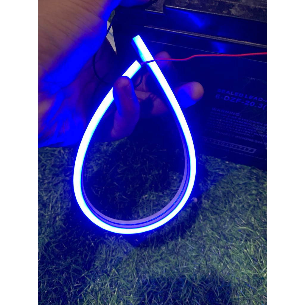 lampu led alis motor 2pcs 30 cm DC 12 volt lampu alis grade A