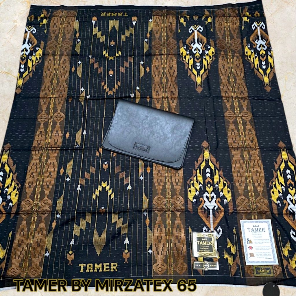 Sarung TAMER GOLD 420 SGE (Full Sutera 2 x 210) BY MIRZATEX Limited Edition