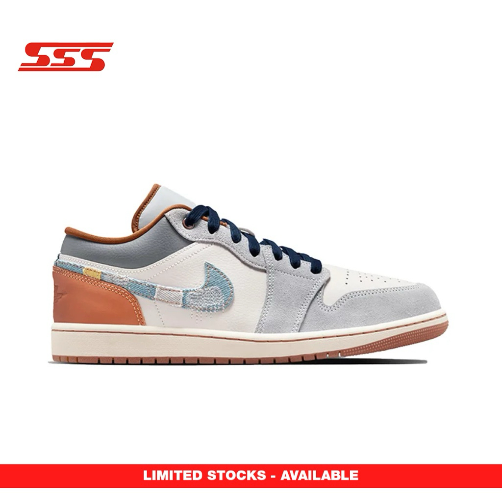 Nike Air Jordan 1 Low SE Denim Swoosh BNIB