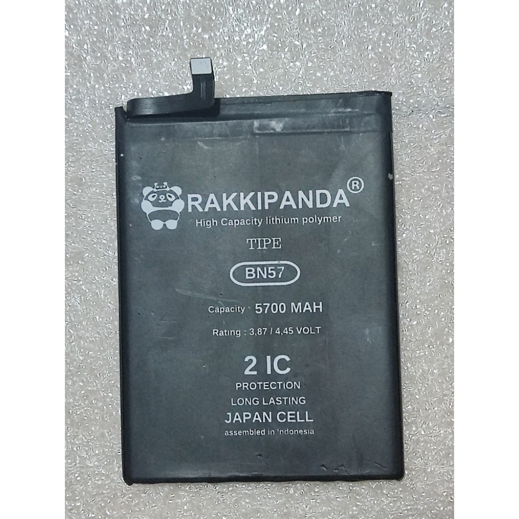 jual batre second rakkipanda bn57 poco x3 nfc / poco x3 pro masih bagus awett