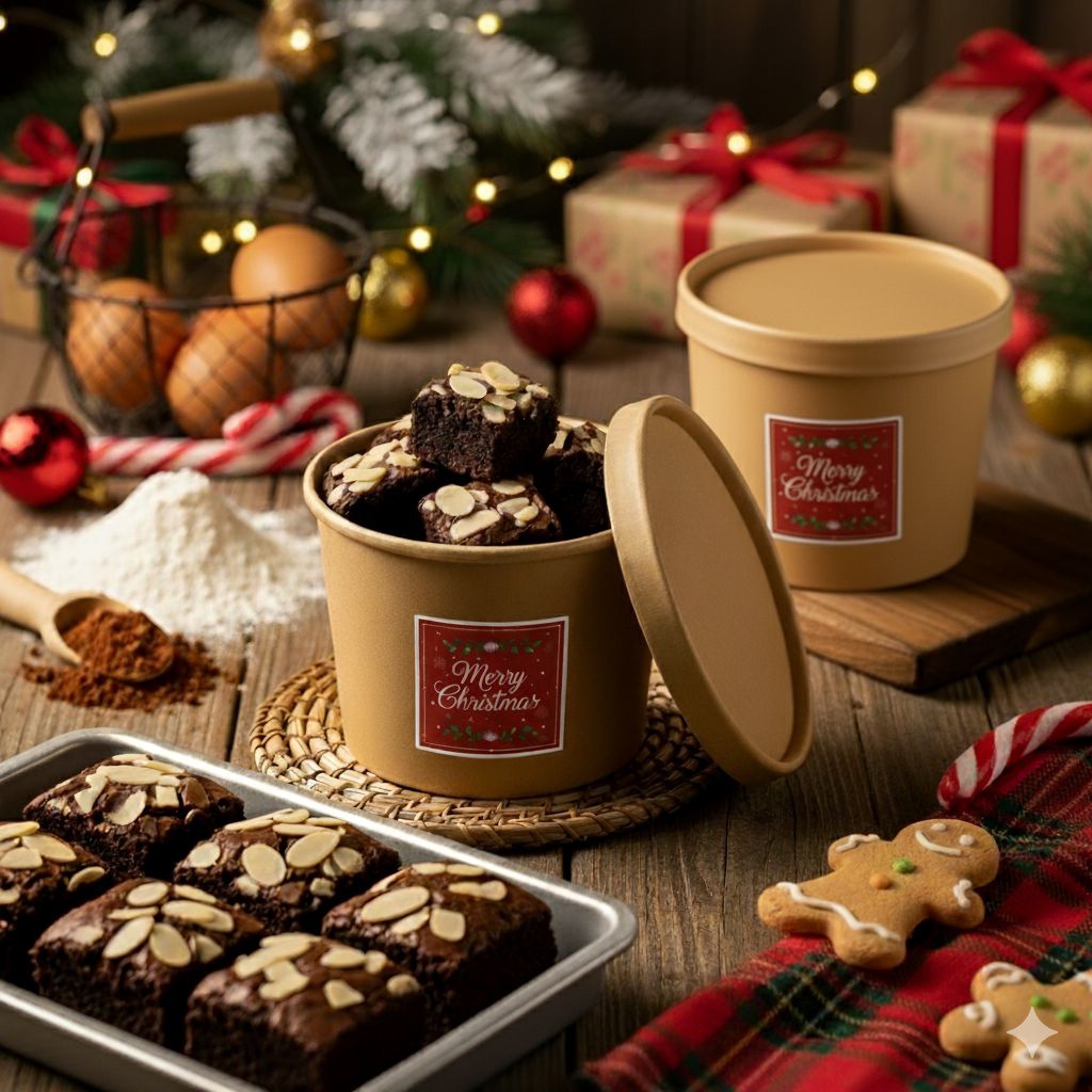 Brownies Bites Cup 16oz Custom hampers