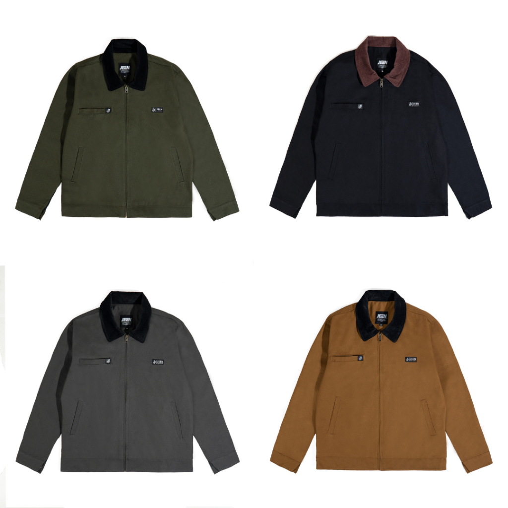 Glen Work Jacket Vintage - Jacket Vintage Distro Canvas - Jacket Pria Wanita - Jacket Jeen Original