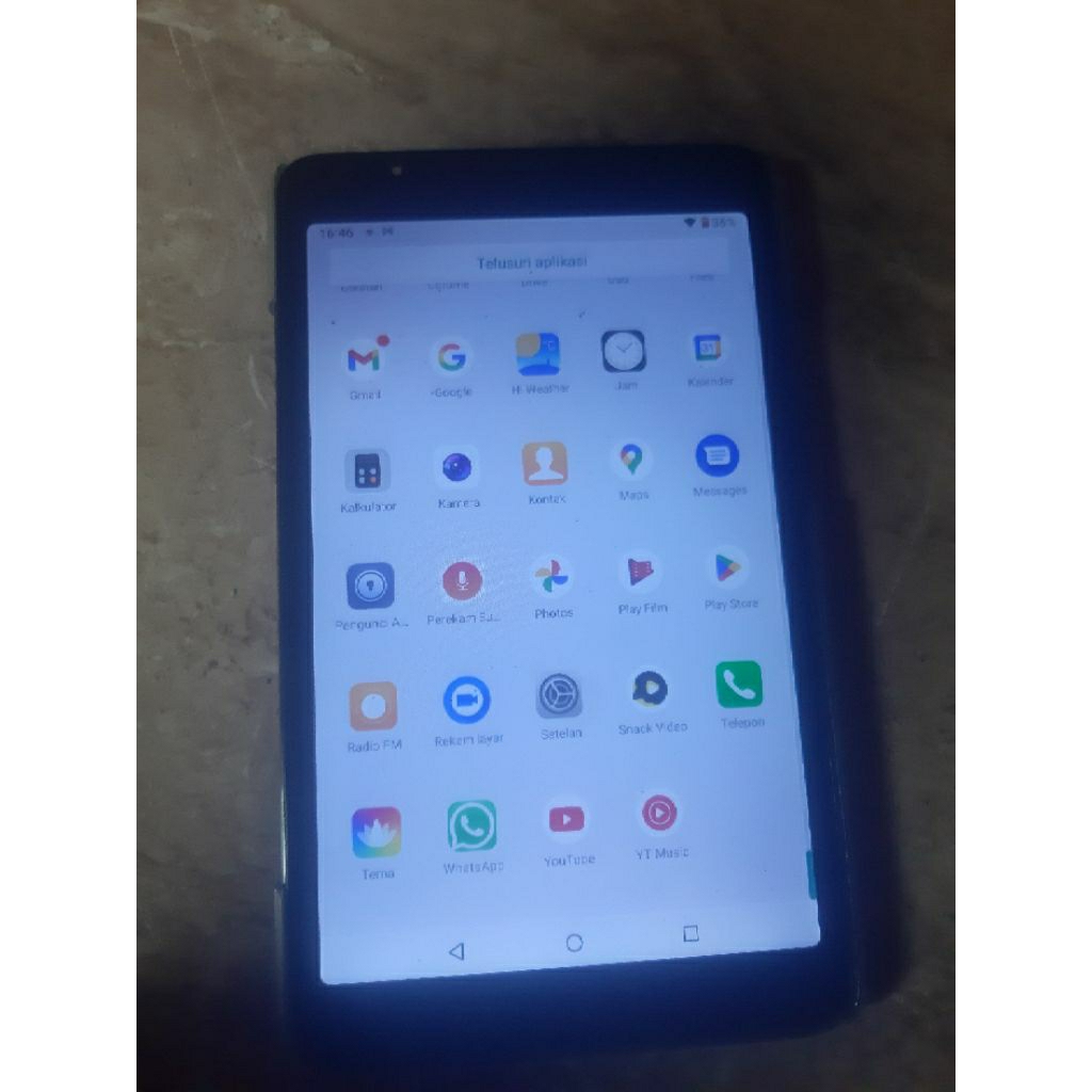 tablet advan tab 8 4G ram 3/16 muluss normal