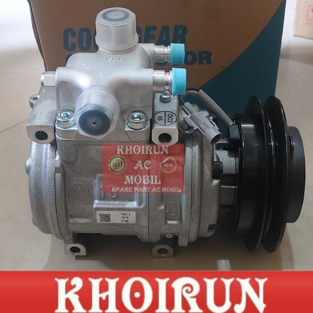 Kompresor Ac Kijang Kapsul Diesel LX LSX LGX tahun 1997 /2004 Denso Coolgear Magnet Denso Asli