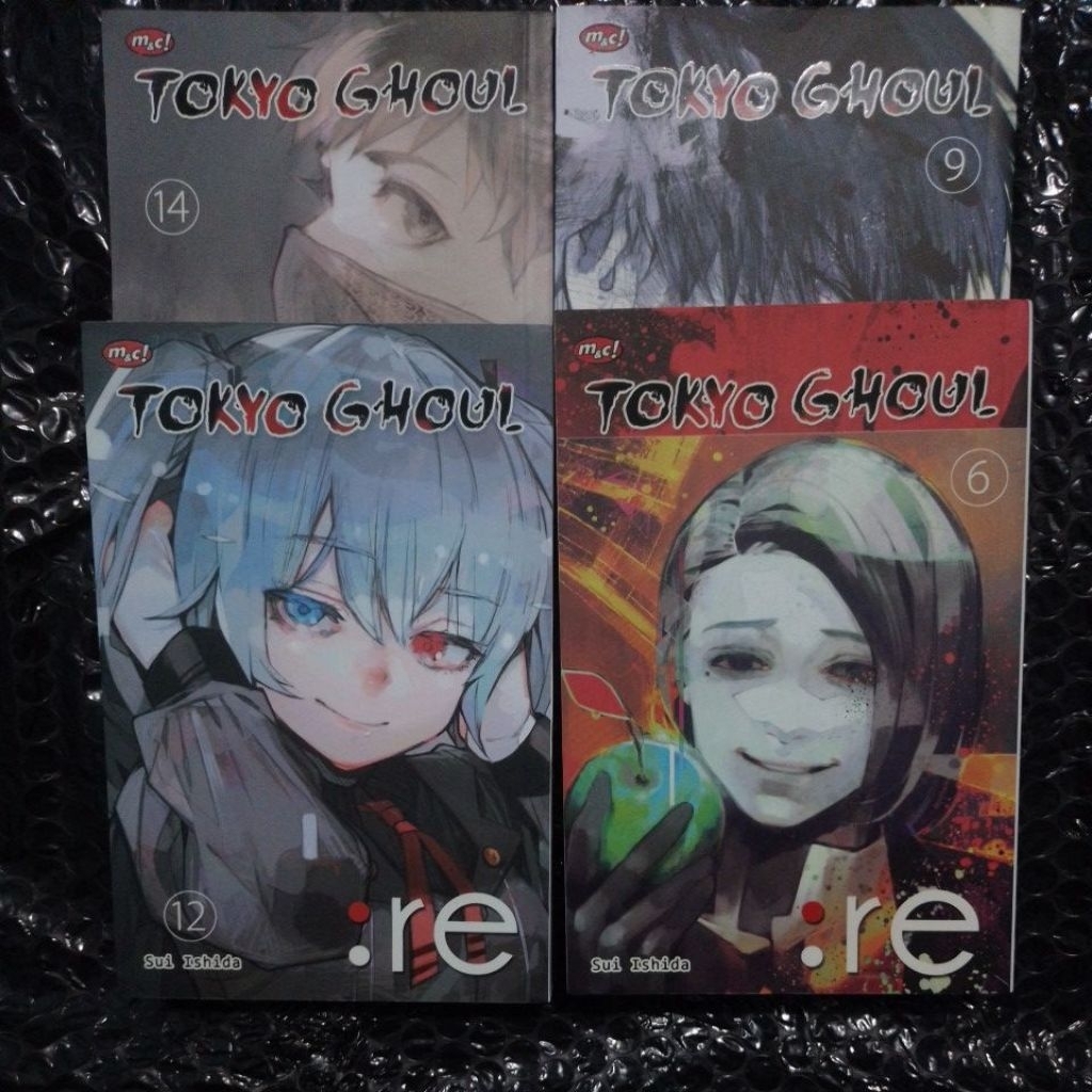 Komik Tokyo Ghoul RE Ready vol 6, 9, 12, 14 SEGEL/PRELOVED ORI