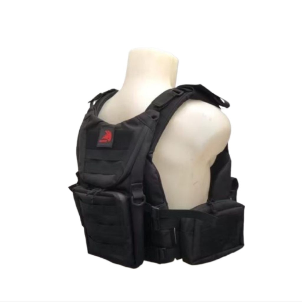Rompi Taktis Quick Release Bahan Cordura Nylon untuk Pria