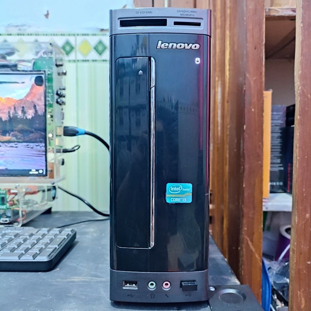 CPU LENOVO DESKTOP H330 RAM 8GB HDD 500GB BUILDUP