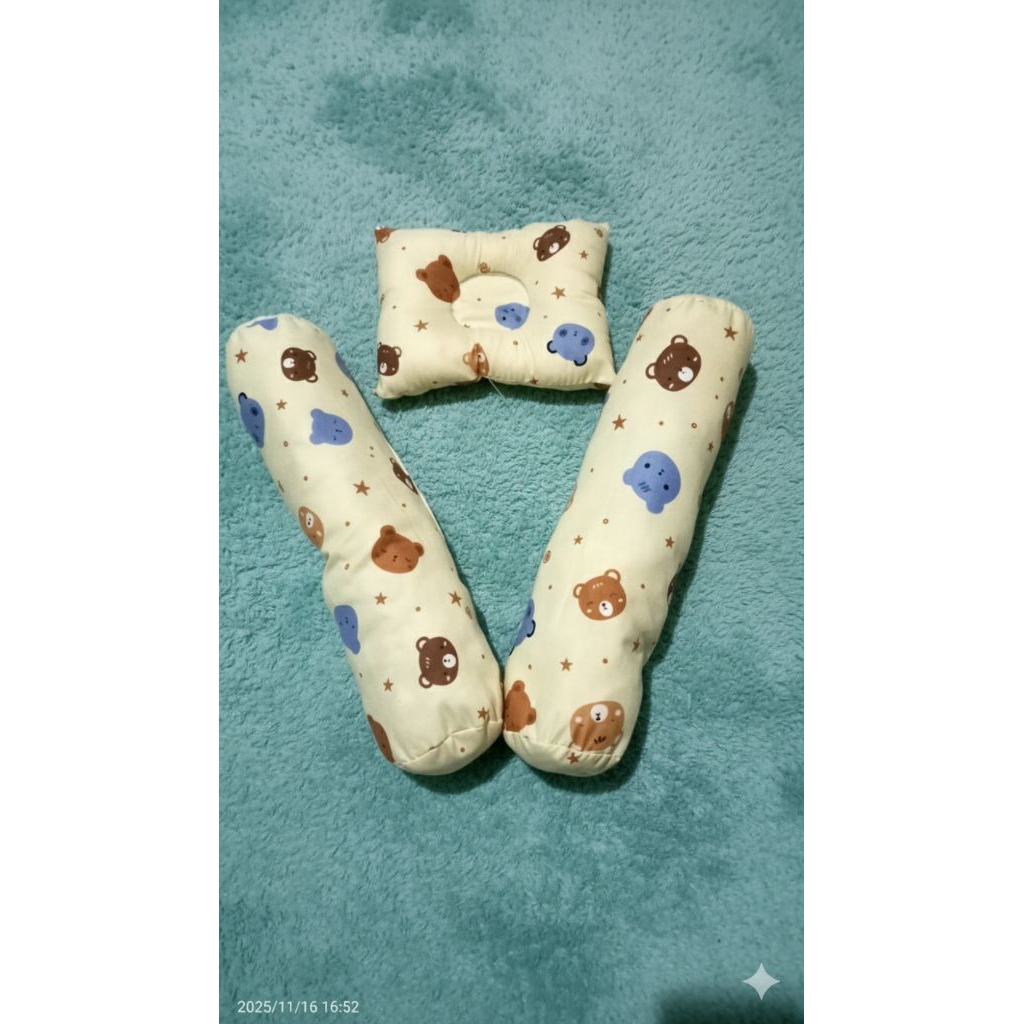 BANTAL BAYI ANTI PENYANG / BANTAL BAYI BARU LAHIR /  BANTAL BAYI PREMIUM MOTIF