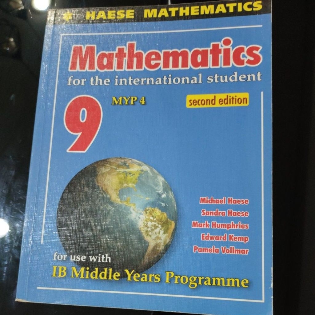 Haese Mathematics 9 MYP 4 (second edition)