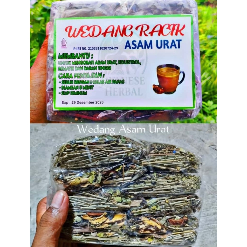 Wedang Asam Urat Jamu Herbal Asam Urat