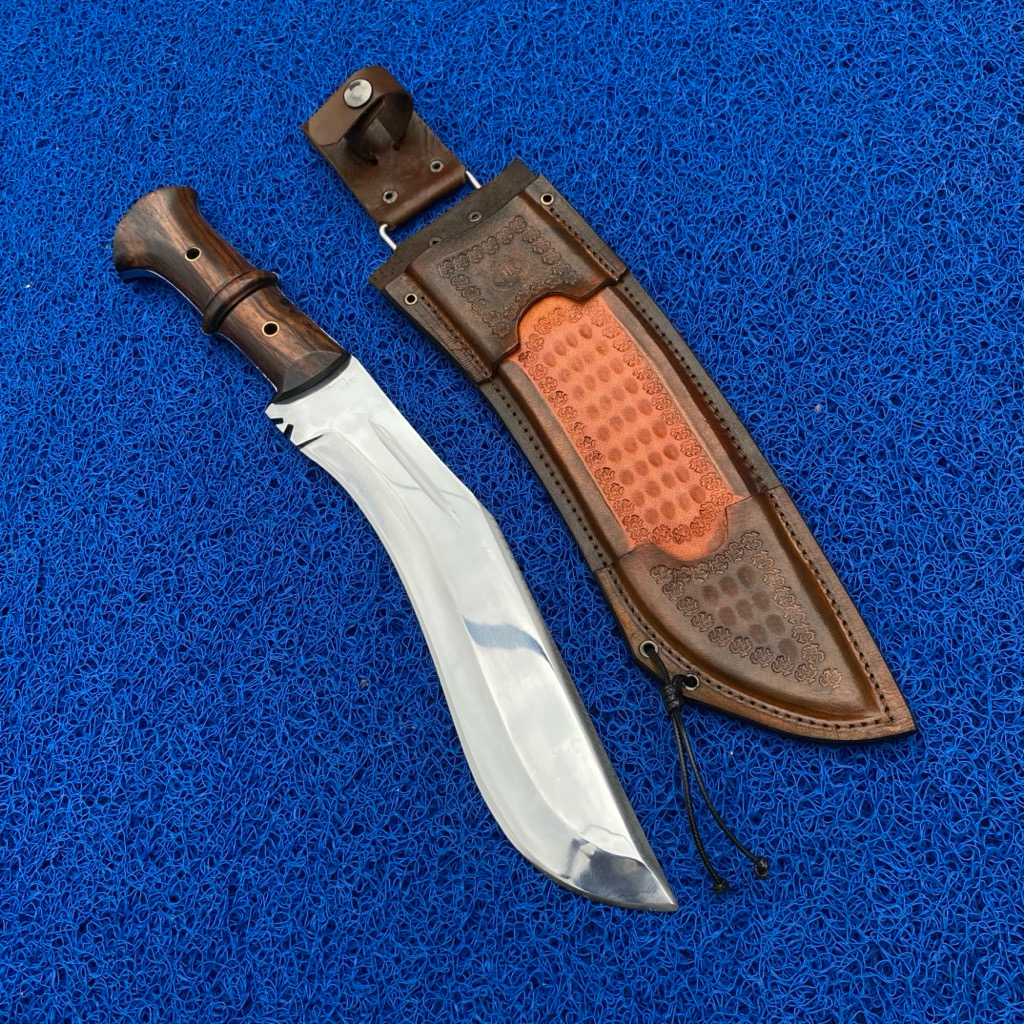 Pisau Kukri Baja Full Tang Polis miror