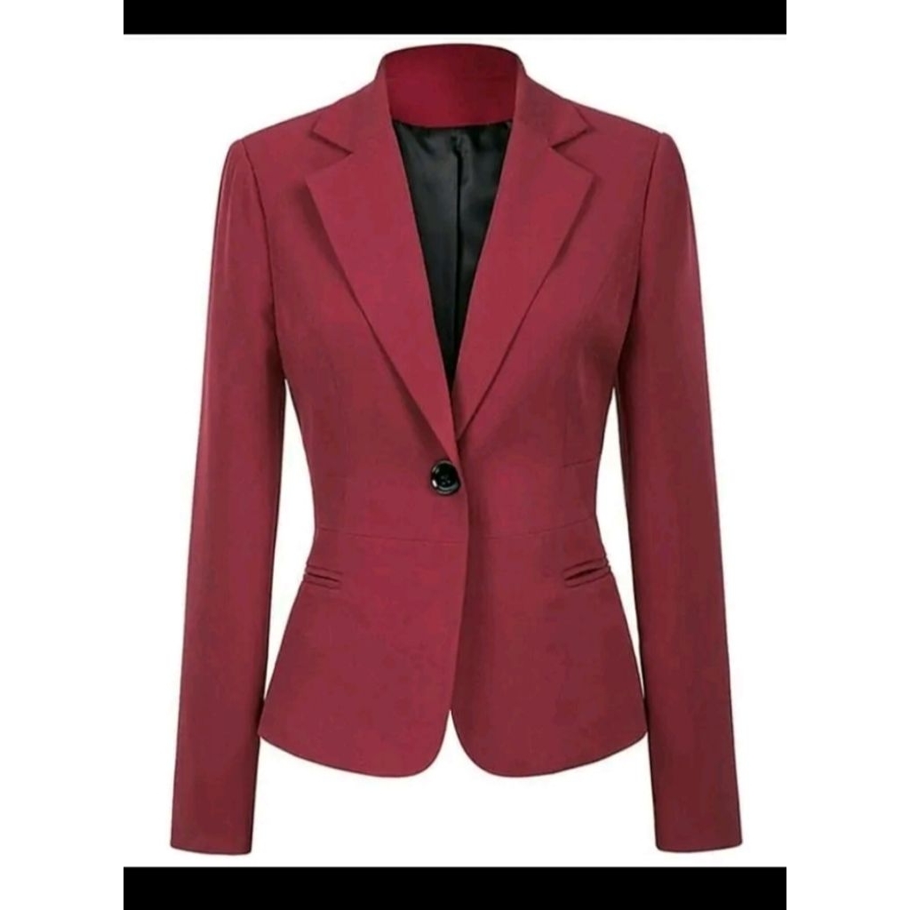 blazer kancing satu / wanita viral kekinian /blazer wanita