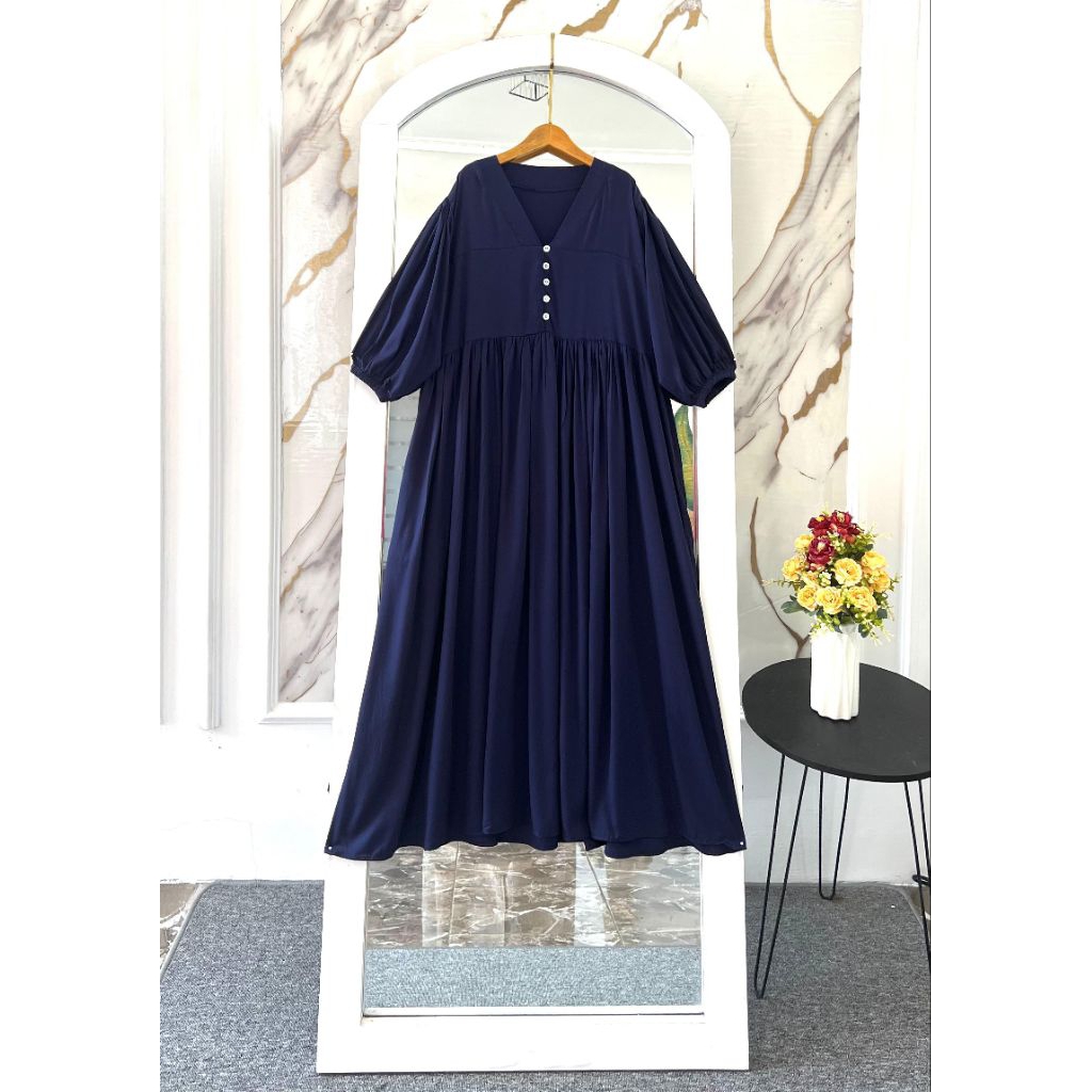 Nayla DRESS / MIDI / BUSUI / DASTER RAYON PREMIUM