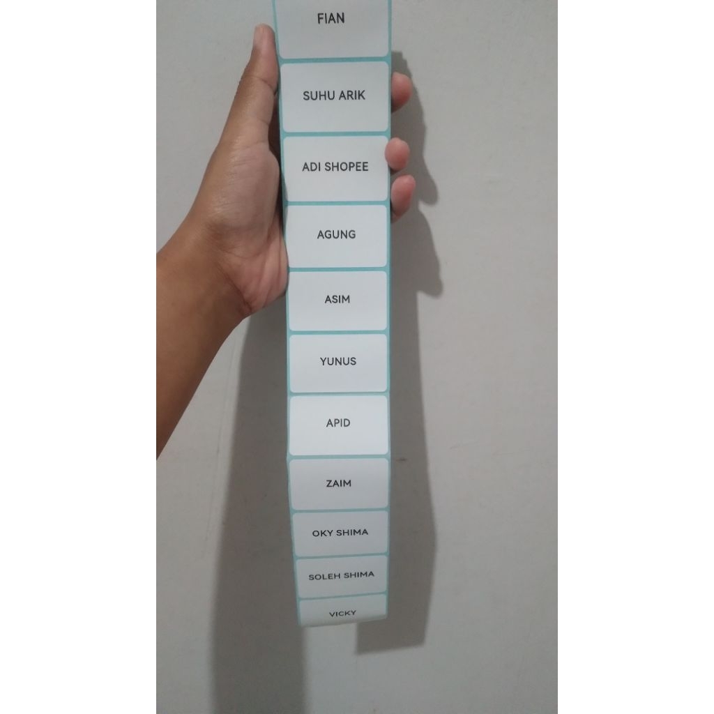 Cetak Label Nama Undangan / Print  Nama Undangan