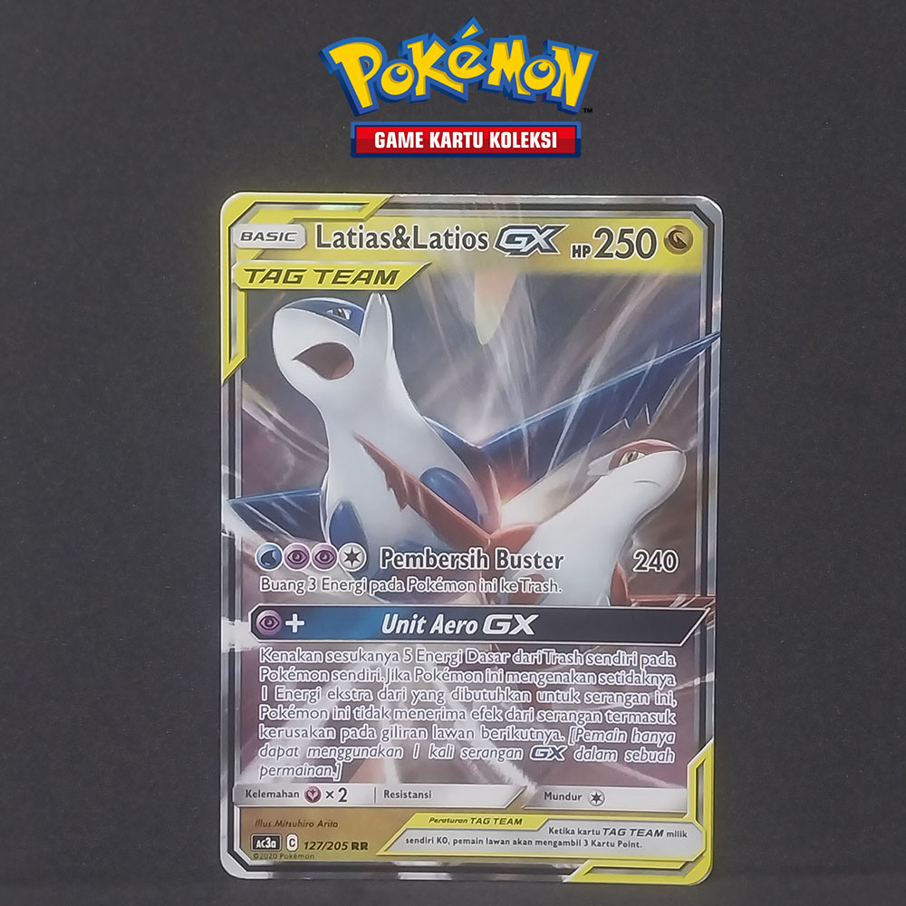 Kartu Pokemon Indonesia Latias & Latios GX RR