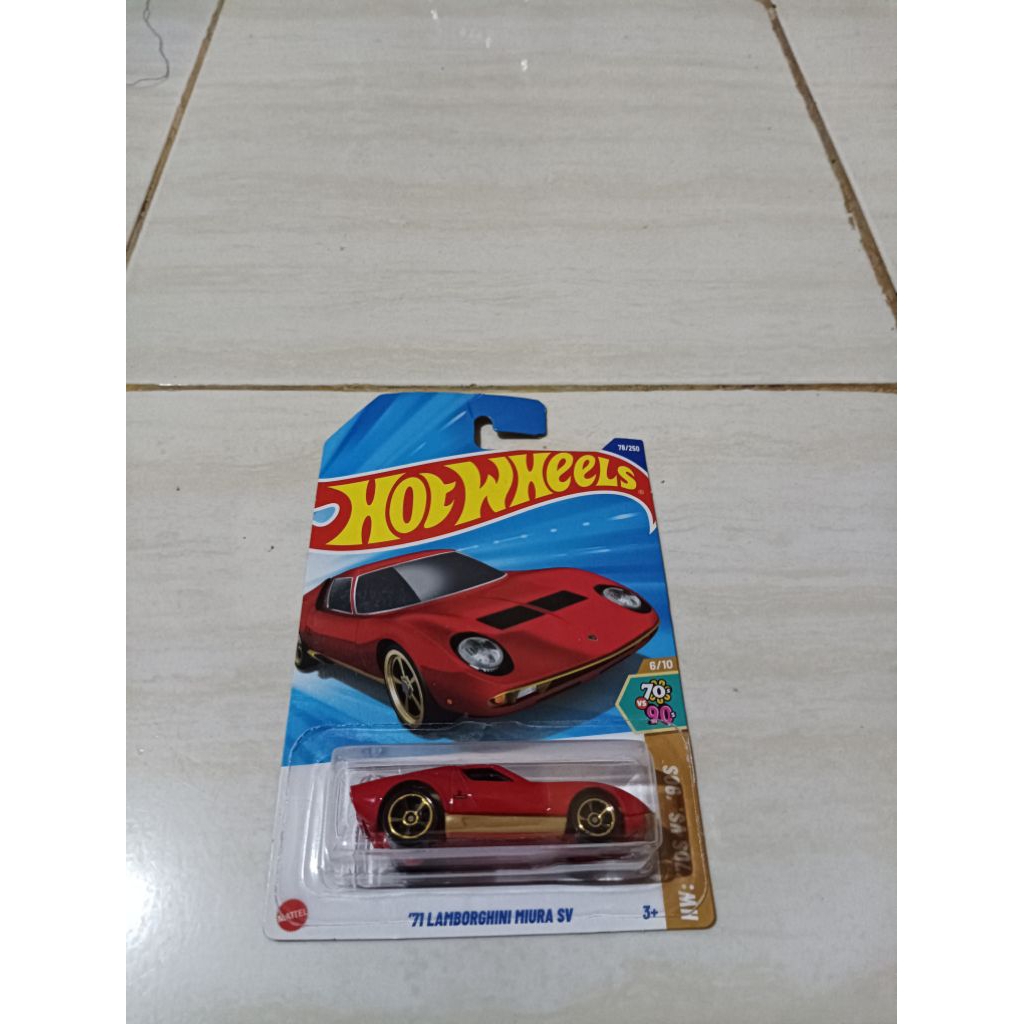 hotweels diecast Lamborghini miura sv