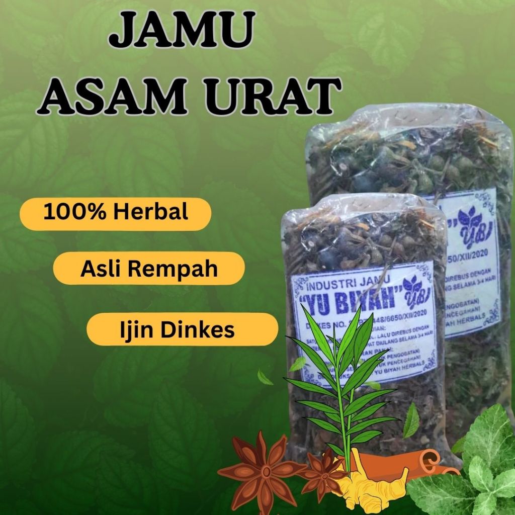 Jamu Godog ASAM URAT | Jamu Godok ASAM URAT Herbal Jamu