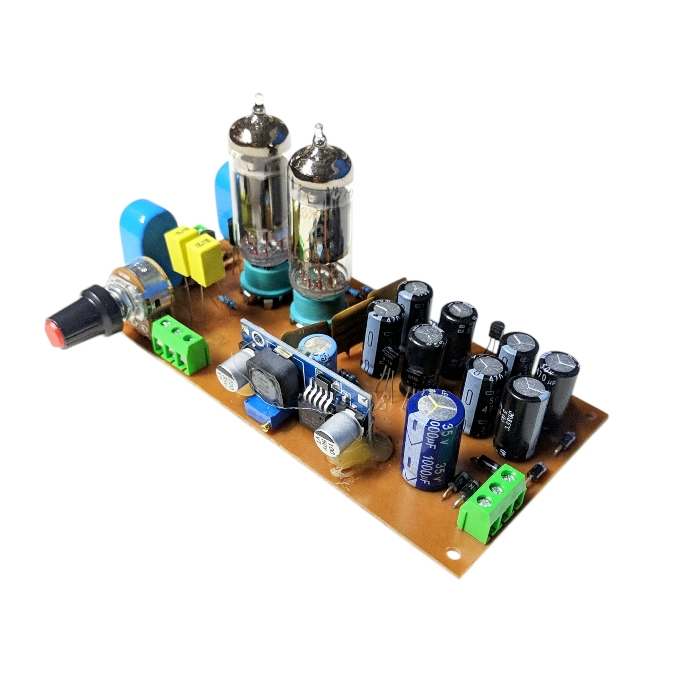 Kit preamp tabung tube 6J5 pre amplifier line stage 6AH6